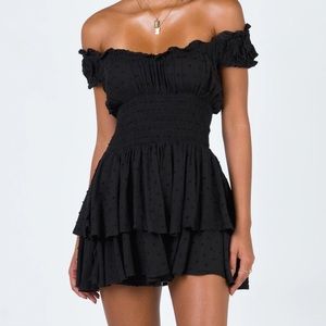 Princess polly love galore play suit black